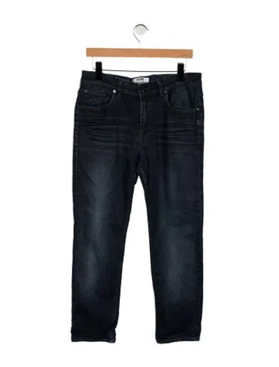 Pre-owned Acne Studios Mid-rise Straight Leg Jeans In Blue