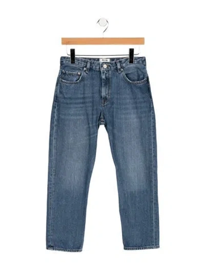 Pre-owned Acne Studios Mid-rise Straight Leg Jeans In Blue