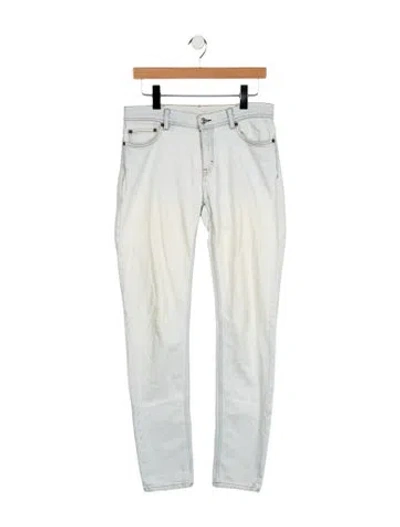 Pre-owned Acne Studios Mid-rise Straight Leg Jeans In Blue
