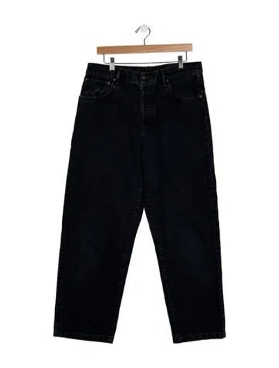 Pre-owned Acne Studios Mid-rise Straight Leg Jeans In Blue