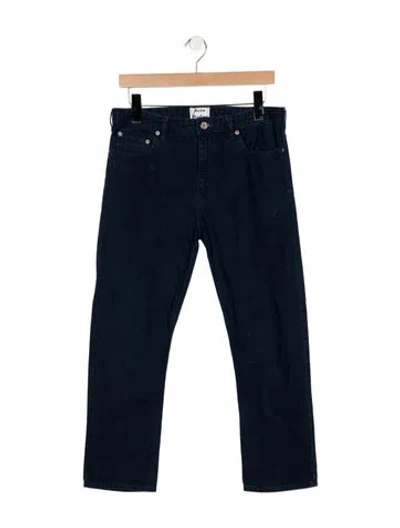Pre-owned Acne Studios Mid-rise Straight Leg Jeans In Blue