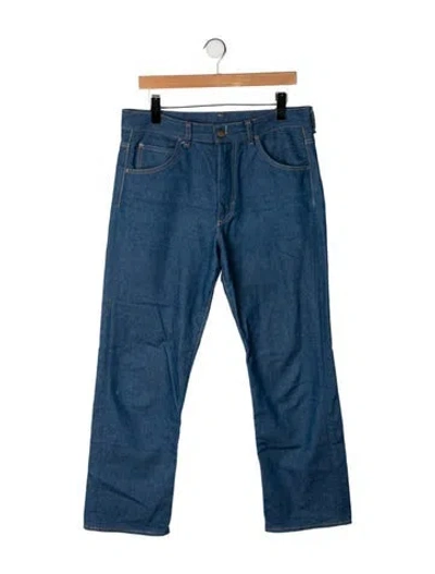 Pre-owned Acne Studios Mid-rise Straight Leg Jeans In Blue