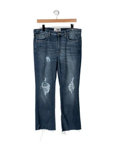 Pre-owned Acne Studios Mid-rise Straight Leg Jeans In Blue