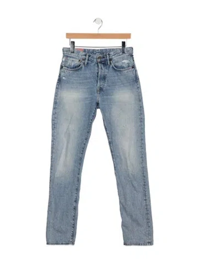 Pre-owned Acne Studios Mid-rise Straight Leg Jeans In Blue