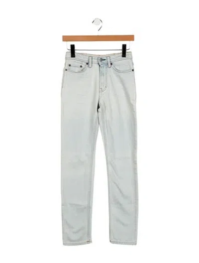 Pre-owned Acne Studios Mid-rise Straight Leg Jeans In Green