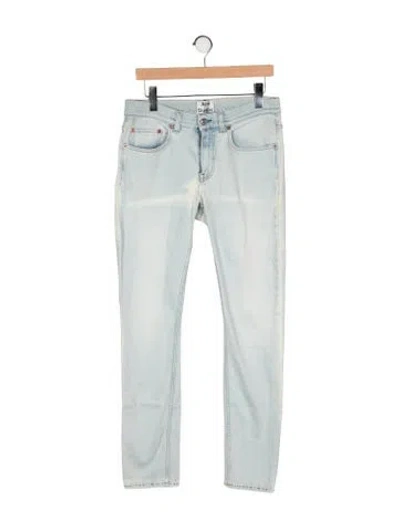 Pre-owned Acne Studios Mid-rise Straight Leg Jeans In Green