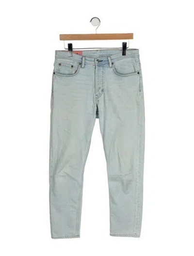 Pre-owned Acne Studios Mid-rise Straight Leg Jeans In Green