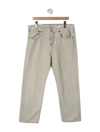 Pre-owned Acne Studios Mid-rise Straight Leg Jeans In Green