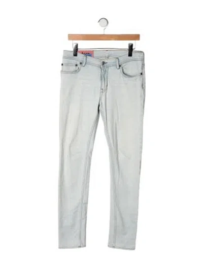 Pre-owned Acne Studios Mid-rise Straight Leg Jeans In Green