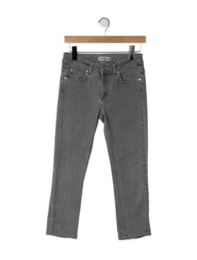 Pre-owned Acne Studios Mid-rise Straight Leg Jeans In Grey