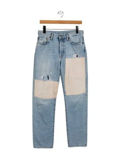 Pre-owned Acne Studios Mid-rise Straight Leg Jeans In Multi