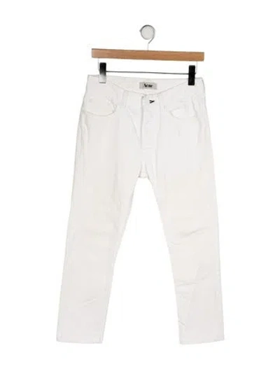 Pre-owned Acne Studios Mid-rise Straight Leg Jeans In Neutral