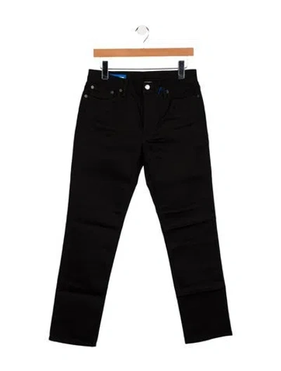 Pre-owned Acne Studios Mid-rise Straight Leg Jeans W/ Tags In Black