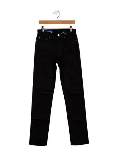Pre-owned Acne Studios Mid-rise Straight Leg Jeans W/ Tags In Black
