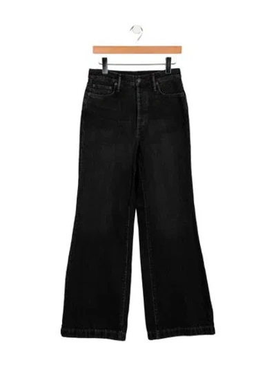 Pre-owned Acne Studios Mid-rise Straight Leg Jeans W/ Tags In Black