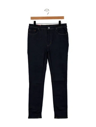 Pre-owned Acne Studios Mid-rise Straight Leg Jeans W/ Tags In Blue