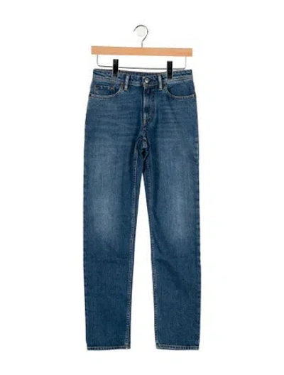 Pre-owned Acne Studios Mid-rise Straight Leg Jeans W/ Tags In Blue