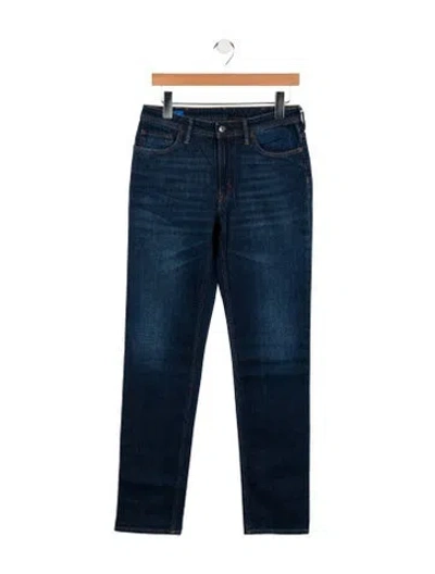 Pre-owned Acne Studios Mid-rise Straight Leg Jeans W/ Tags In Blue