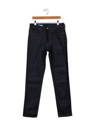 Pre-owned Acne Studios Mid-rise Straight Leg Jeans W/ Tags In Blue