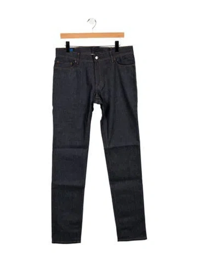 Pre-owned Acne Studios Mid-rise Straight Leg Jeans W/ Tags In Blue