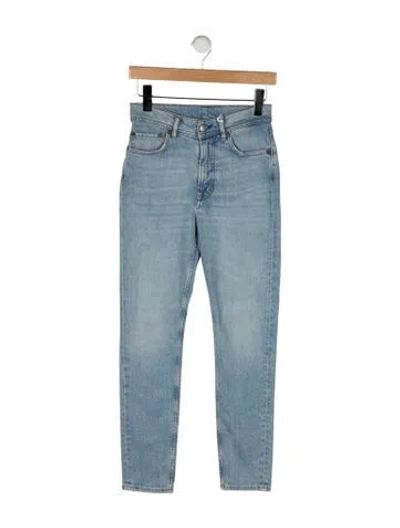 Pre-owned Acne Studios Mid-rise Straight Leg Jeans W/ Tags In Blue