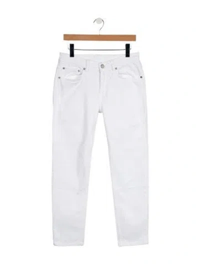 Pre-owned Acne Studios Mid-rise Straight Leg Jeans In White