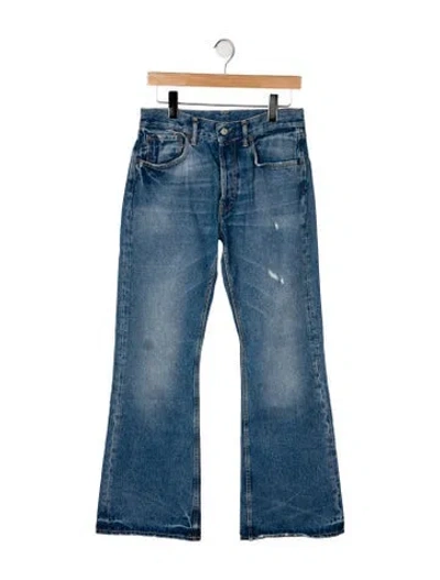 Pre-owned Acne Studios Mid-rise Wide Leg Jeans In Blue