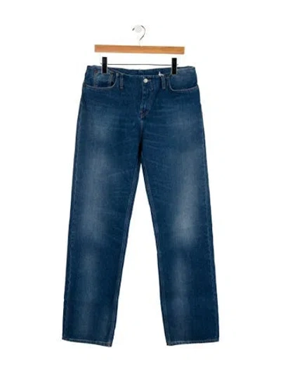 Pre-owned Acne Studios Mid-rise Wide Leg Jeans In Blue