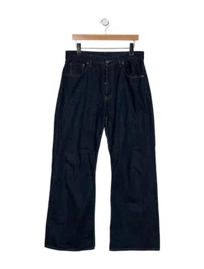 Pre-owned Acne Studios Mid-rise Wide Leg Jeans In Blue