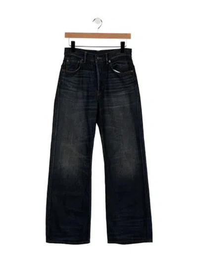 Pre-owned Acne Studios Mid-rise Wide Leg Jeans In Blue