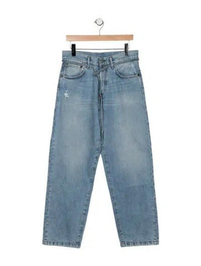 Pre-owned Acne Studios Mid-rise Wide Leg Jeans In Blue