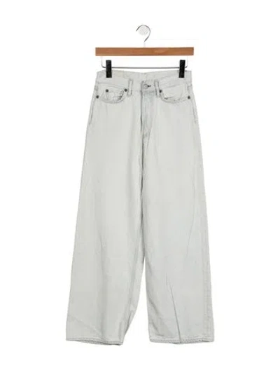 Pre-owned Acne Studios Mid-rise Wide Leg Jeans In Blue