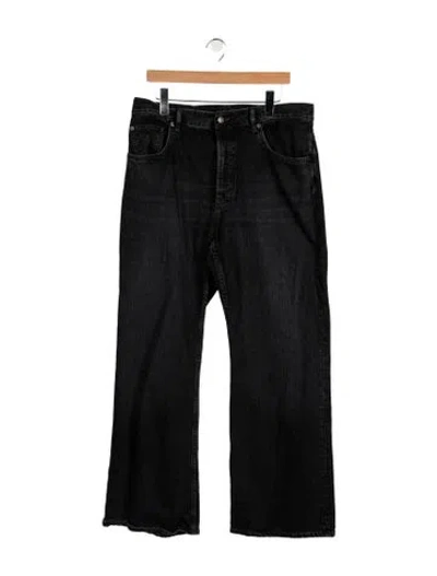 Pre-owned Acne Studios Mid-rise Wide Leg Jeans In Blue