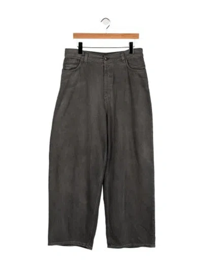 Pre-owned Acne Studios Mid-rise Wide Leg Jeans In Grey