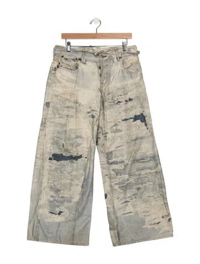 Pre-owned Acne Studios Mid-rise Wide Leg Jeans In Grey