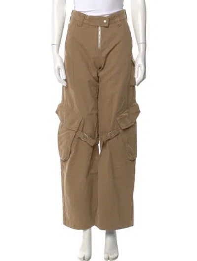 Pre-owned Acne Studios Mid-rise Wide Leg Jeans In Neutral