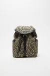 Acne Studios Mini Backpack Monogram In Beige,black