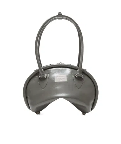 Acne Studios Mini Bowlina Shoulder Bag In Gray