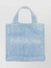 Acne Studios Mini Denim Shopper Bag Logo Design