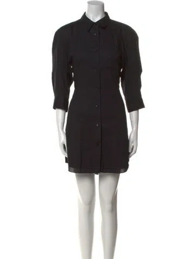 Pre-owned Acne Studios Mini Dress In Black