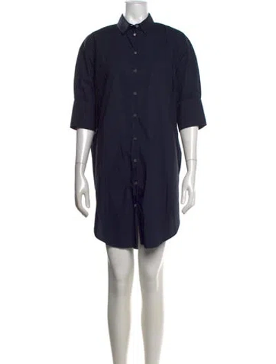 Pre-owned Acne Studios Mini Dress In Blue