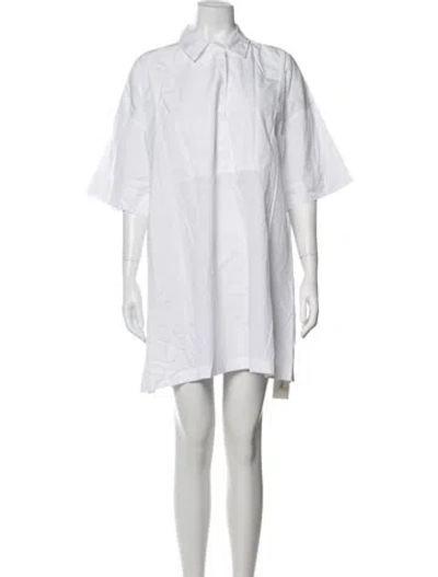 Pre-owned Acne Studios Mini Dress In Neutrals