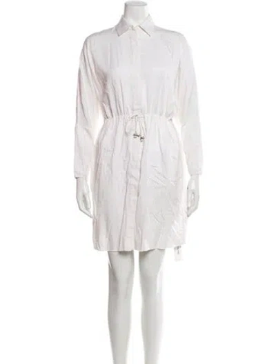 Pre-owned Acne Studios Mini Dress In White