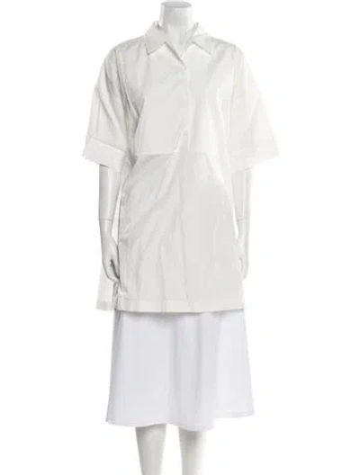 Pre-owned Acne Studios Mini Dress In White