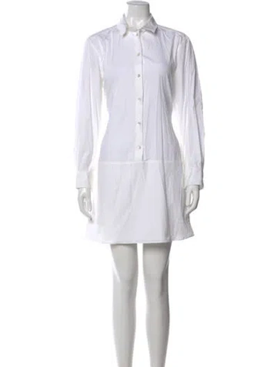 Pre-owned Acne Studios Mini Dress In White