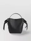 Acne Studios Mini Handbag Knot Accent Structured