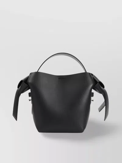 Acne Studios Mini Handbag Knot Accent Structured