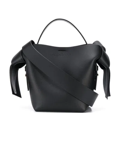 ACNE STUDIOS ACNE STUDIOS MUSUBI LOGO EMBOSSED MINI TOP HANDLE BAG