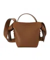 Acne Studios Musubi Mini Leather Shoulder Bag In Brown