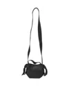 Acne Studios Mini Musubi Shoulder Bag In Black Leather In Black